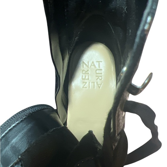 Heeled leather heeled boots - Picture 7 of 9